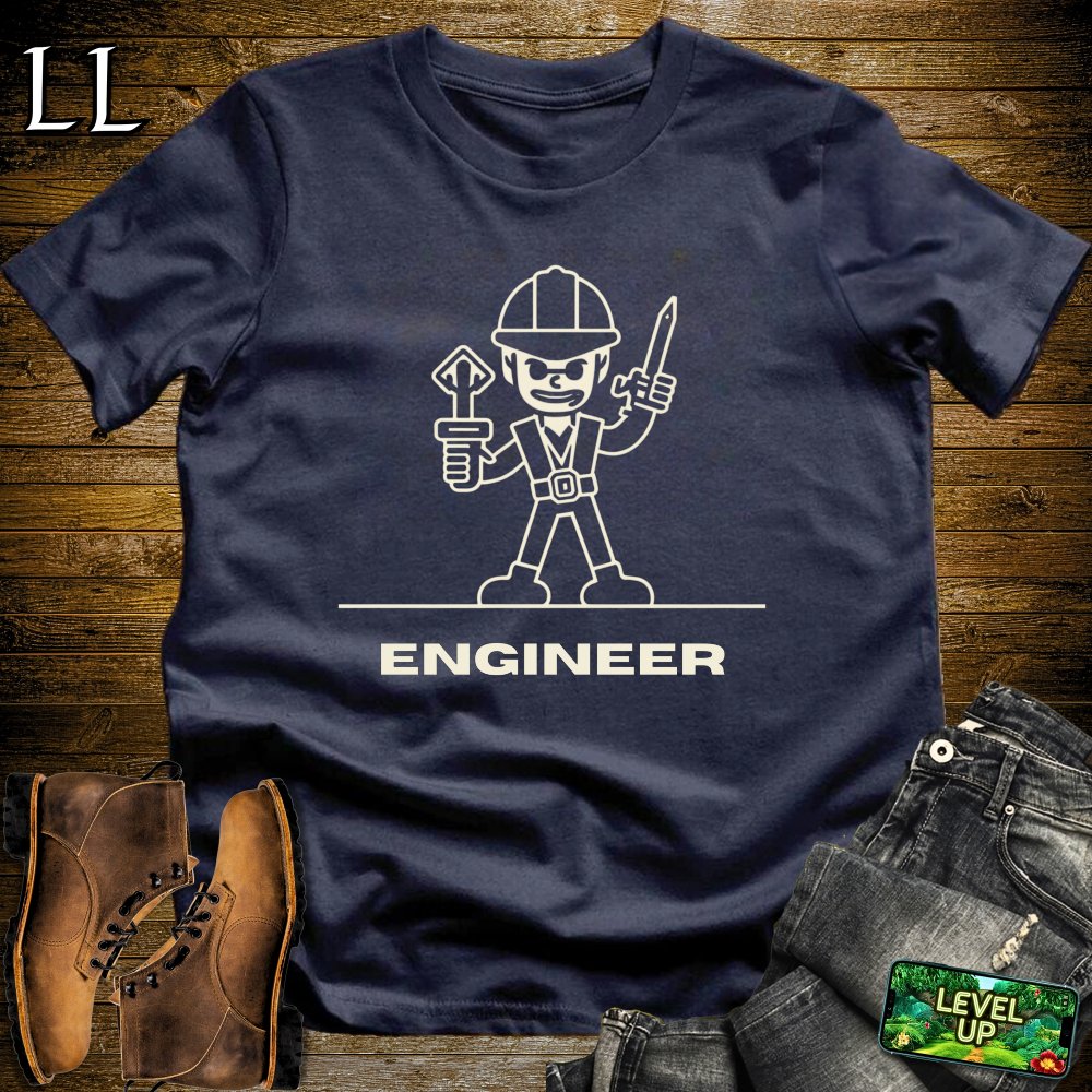 Engineer Softstyle Tee - Navy - LegacyLayers