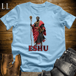 Eshu African God Softstyle Tee - Light Blue - LegacyLayers