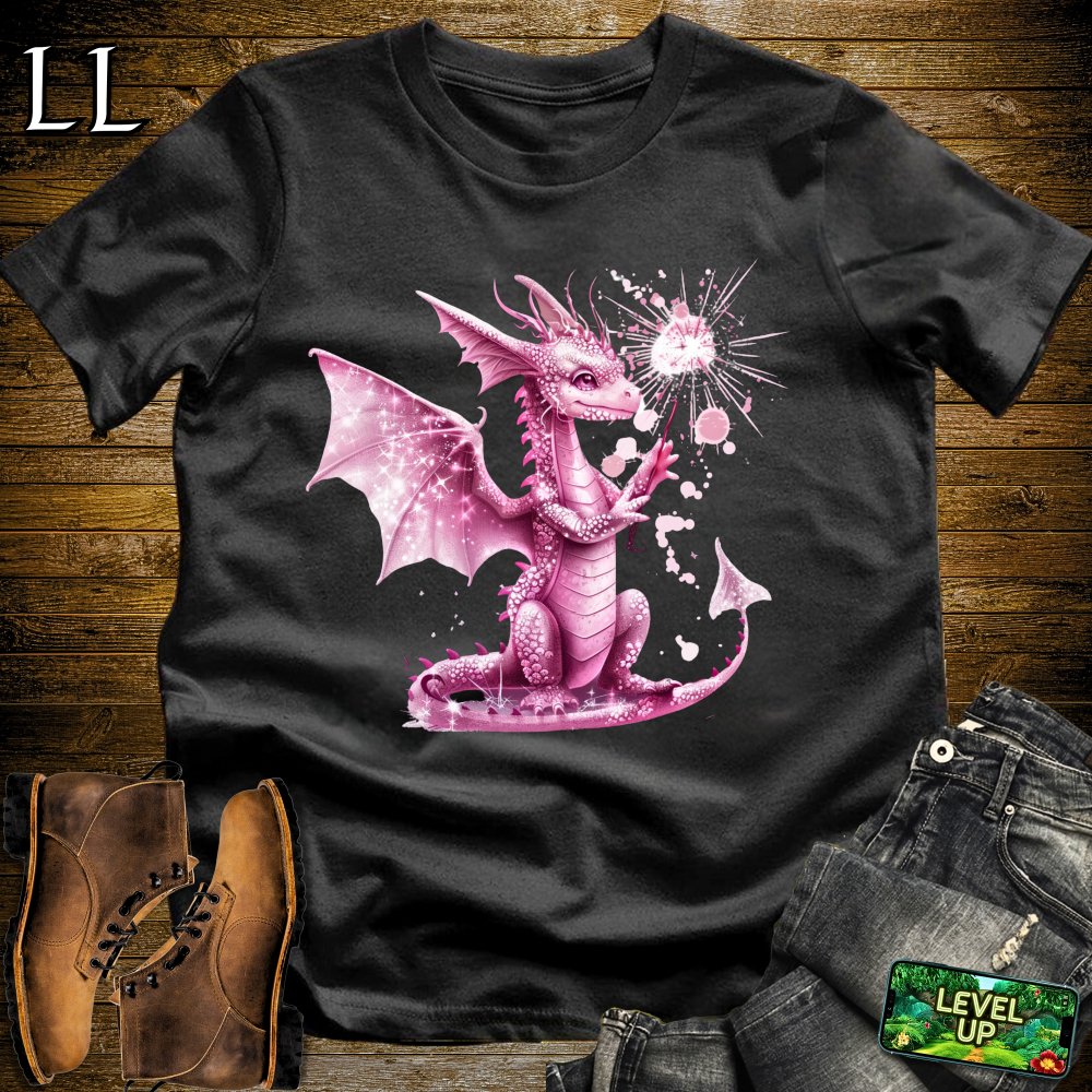 Fairy Dragon Softstyle Tee - Black - LegacyLayers