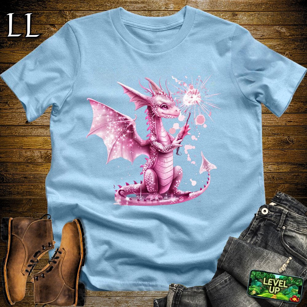 Fairy Dragon Softstyle Tee - Light Blue - LegacyLayers