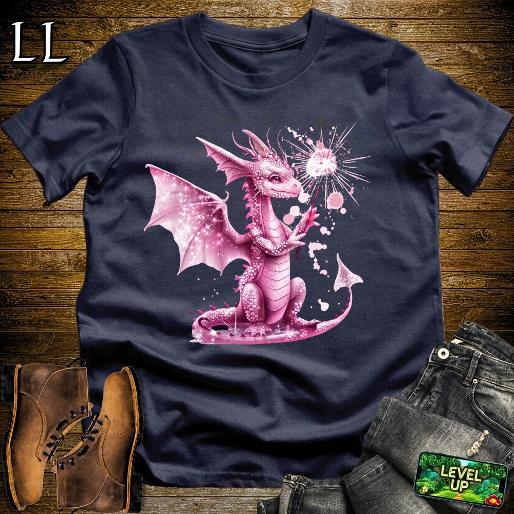 Fairy Dragon Softstyle Tee - Navy - LegacyLayers