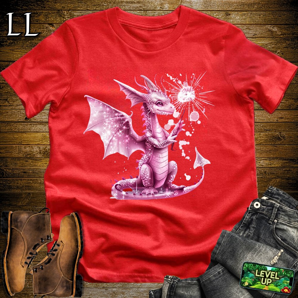 Fairy Dragon Softstyle Tee - Red - LegacyLayers