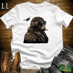 Fighter Pilot Gorilla White | Aviation Shirt