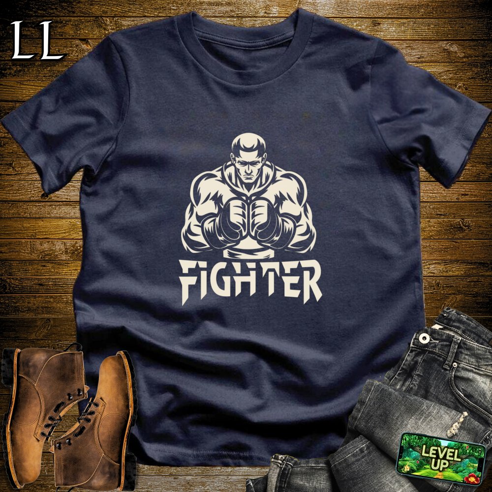 Fighter Softstyle Tee - Navy - LegacyLayers