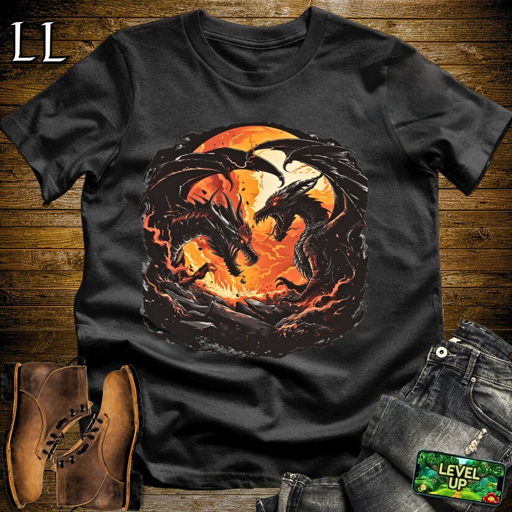 Fire Dragons Den Softstyle Tee - Black - LegacyLayers