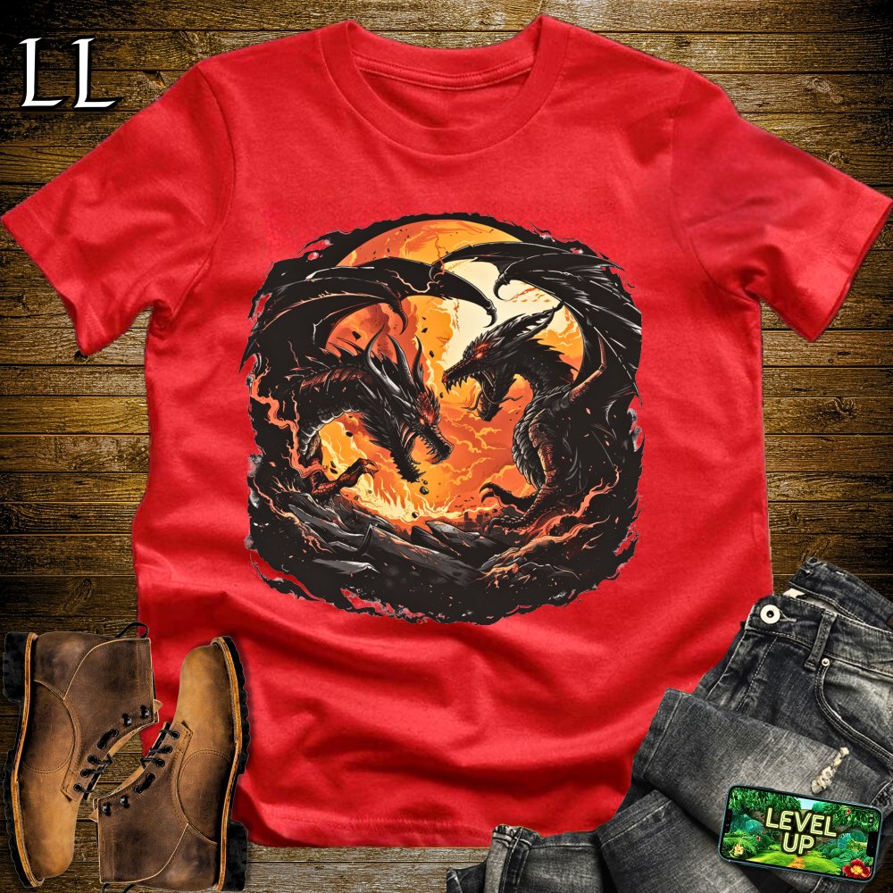 Fire Dragons Den Softstyle Tee - Red - LegacyLayers