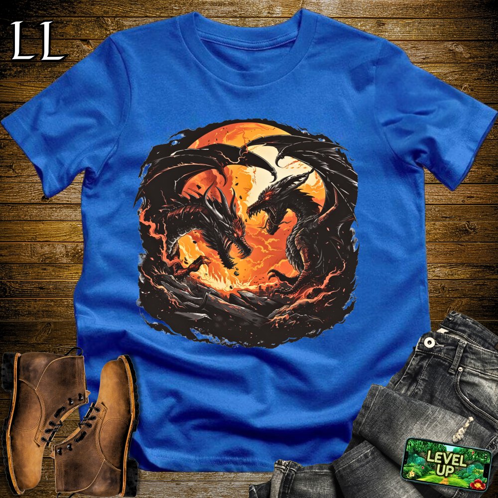 Fire Dragons Den Softstyle Tee - Royal - LegacyLayers