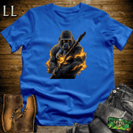 Fire Gorilla Softstyle Tee Royal | Wildfire Shirt