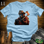 Firefighter Gorilla Light Blue | Heroic Tee