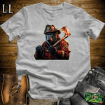 Firefighter Gorilla Sport Grey | Heroic Tee