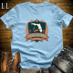 Florida Cigar Smoker Shield T-Shirt Light Blue | Cigar Crest Gift Tee