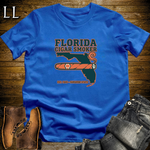 Florida Cigar Smoker T-Shirt Royal Blue | Cigar Lover Gift Tee