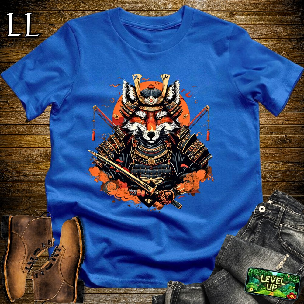 Fox Samurai Softstyle Tee - Royal - LegacyLayers