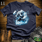 Frozen Gorilla Softstyle Tee Navy | Ice Lover Shirt