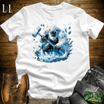 Frozen Gorilla Softstyle Tee White | Ice Lover Shirt