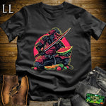 Fruit Monkey Samurai White | Playful Warrior Tee