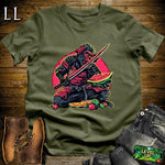 Fruit Monkey Samurai Navy | Playful Warrior Tee