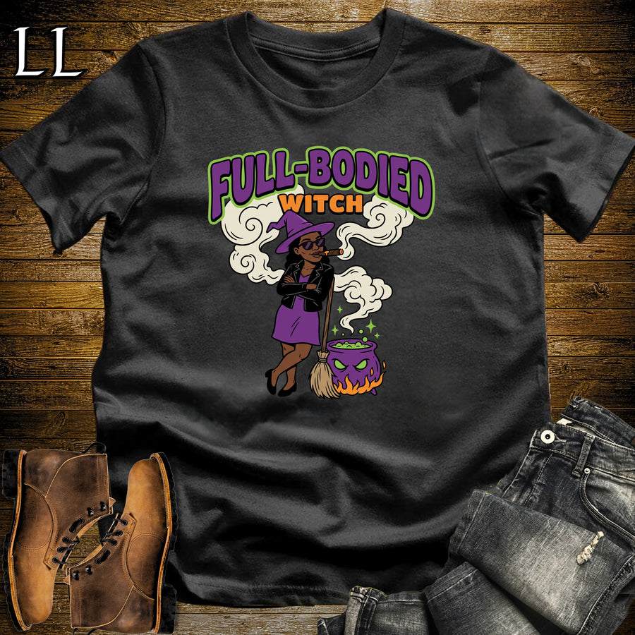 Full-Bodied Witch Maduro Cigar Black Woman T-Shirt Black | Witch Maduro Cigar Shirt