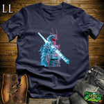 Future Samurai Warrior Softstyle Tee Navy | Samurai Tee