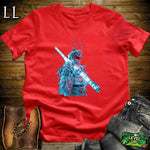 Future Samurai Warrior Softstyle Tee Red | Samurai Tee