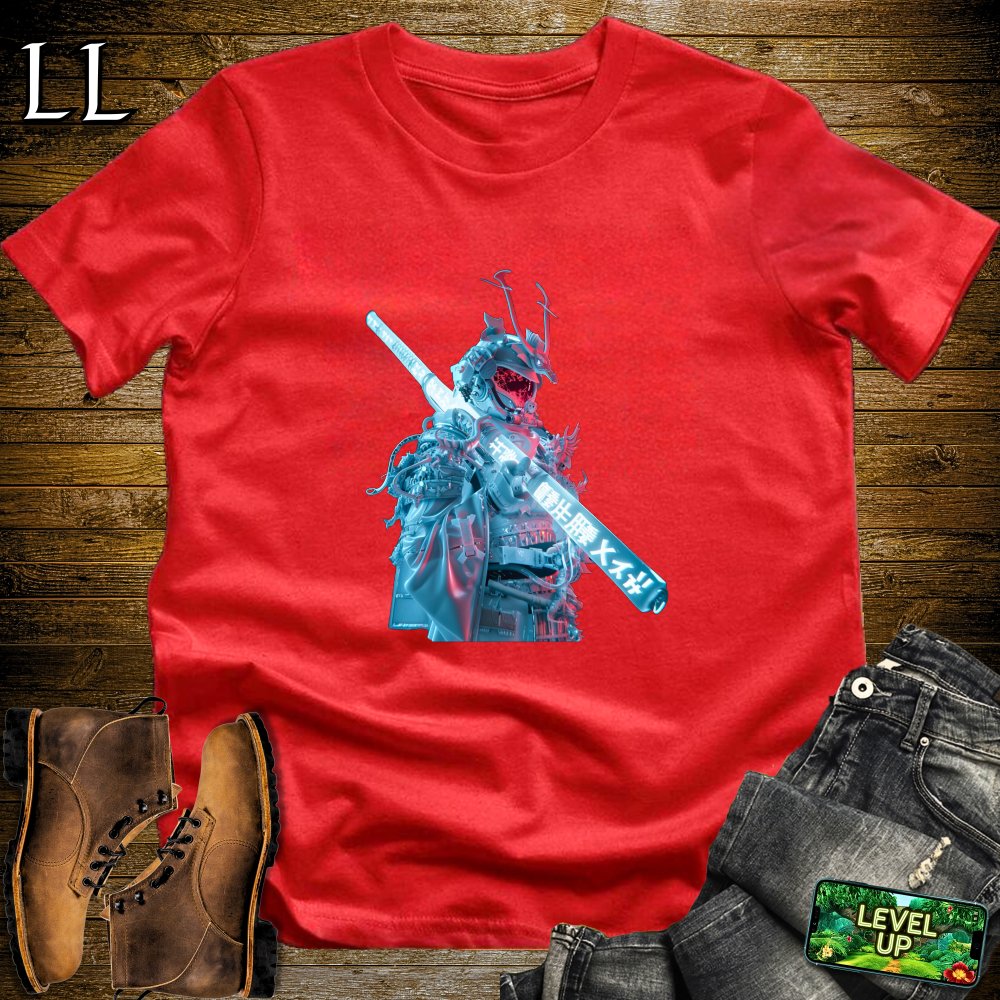 Future Samurai Warrior Softstyle Tee Red | Samurai Tee
