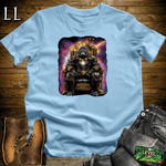 Galactic Emperor Gorilla Light Blue | Cosmic Space Gorilla Shirt