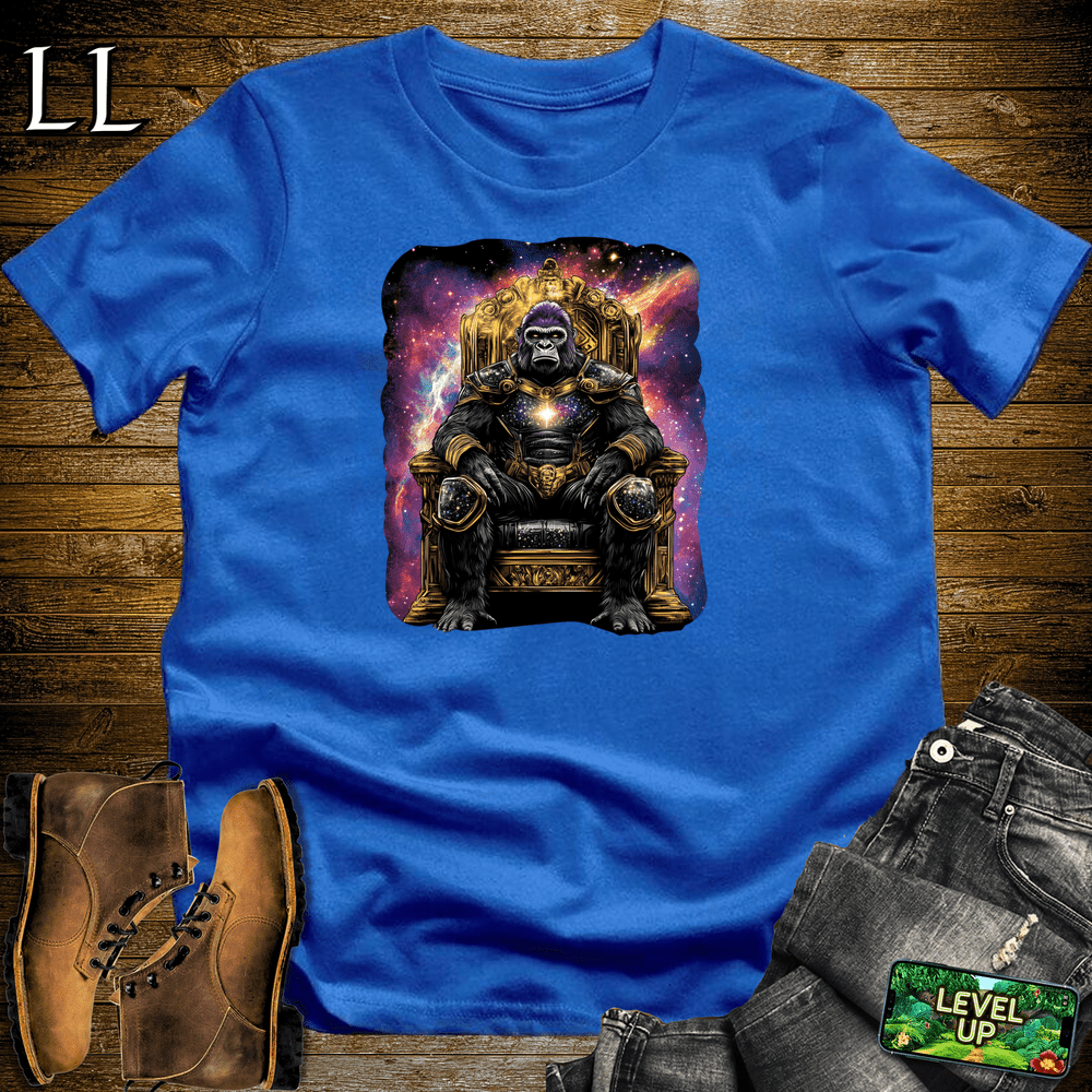 Galactic Emperor Gorilla Royal | Cosmic Space Gorilla Shirt