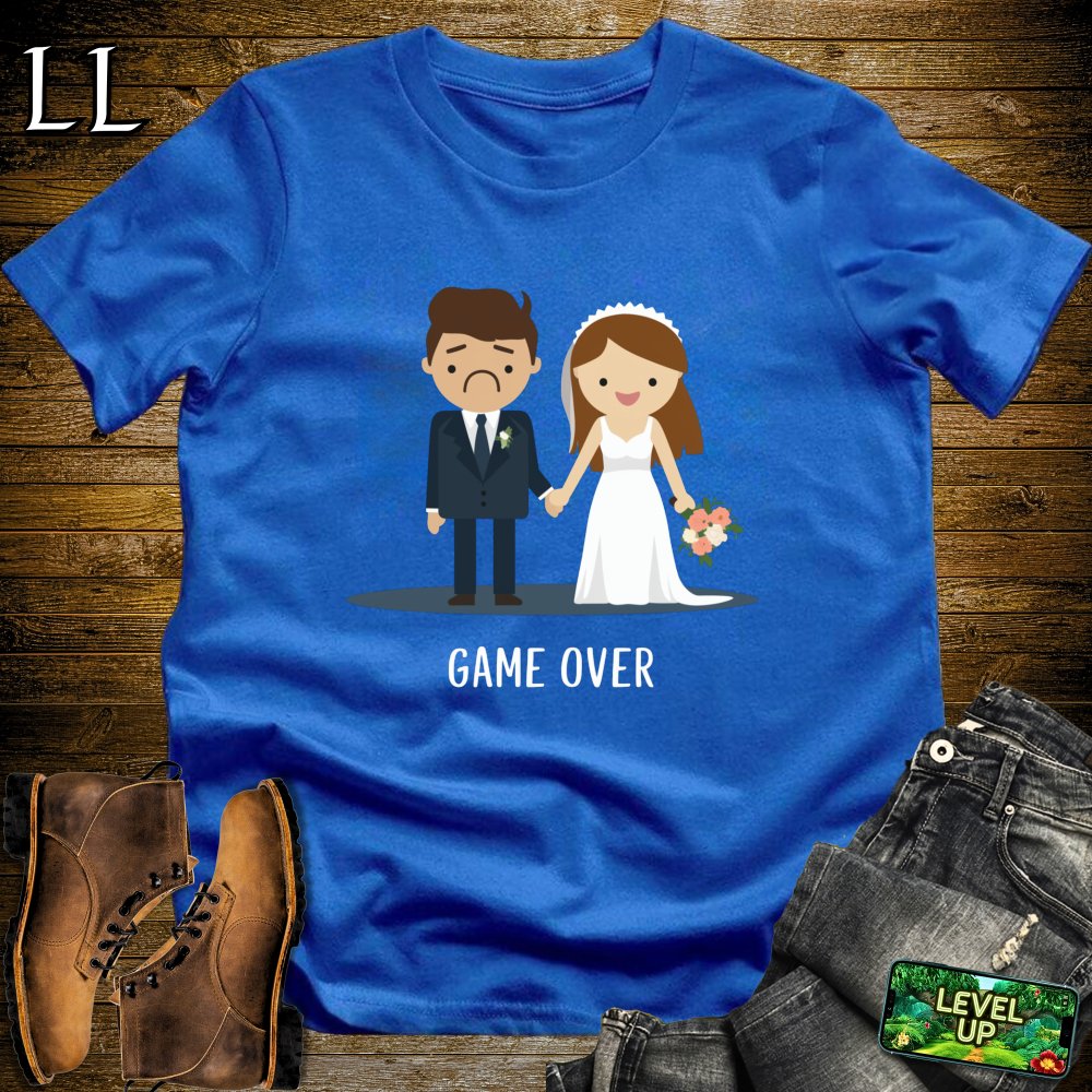 Game Over Softstyle Tee - Royal - LegacyLayers