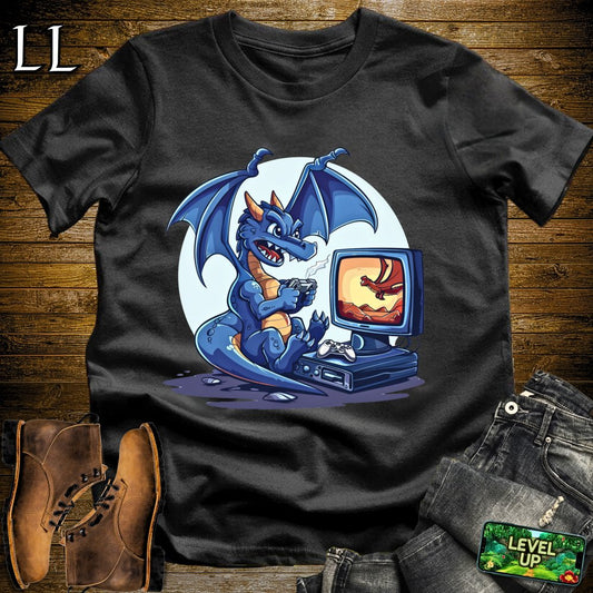 Gamer Dragon Softstyle Tee - Black - LegacyLayers