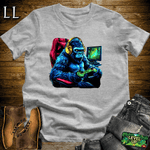 Gaming Gorilla Softstyle Tee Sport Grey | Gamer Shirt