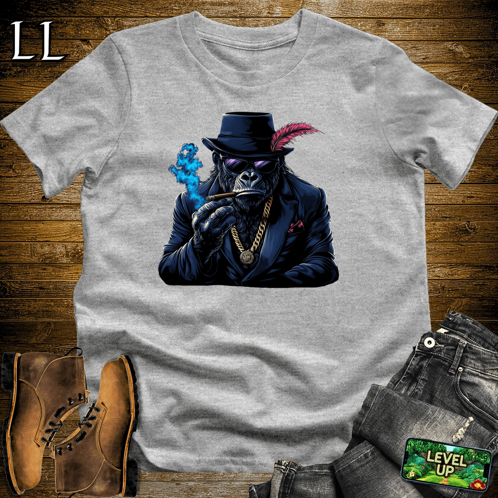 Gangster Gorilla Sport Grey | Street Royalty Cool Gorilla Shirt