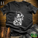 Geisha Samurai Black | Elegant Warrior Tee