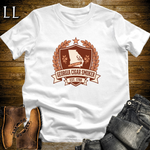 Georgia Cigar Smoker Shield T-Shirt White | Crest Cigar Gift