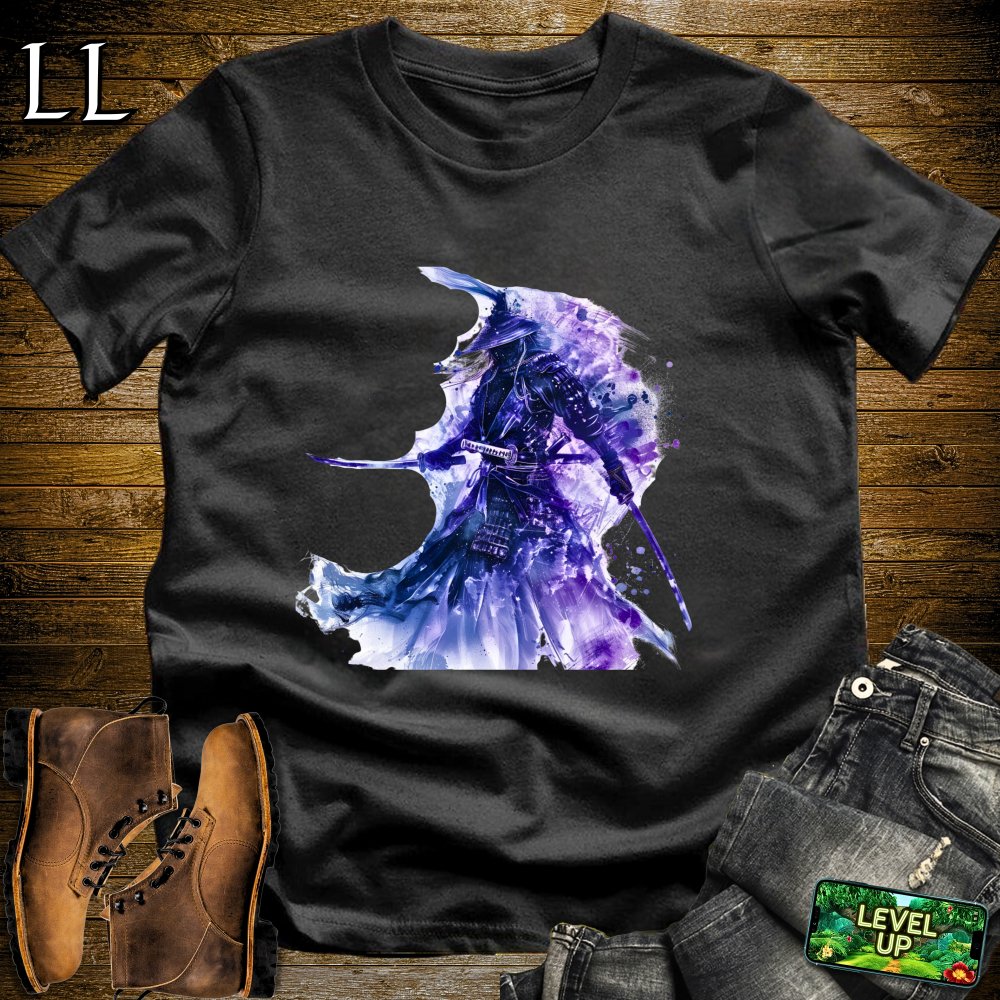 Ghost of Samurai's Past Black | Spectral Warrior Tee