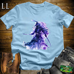 Ghost of Samurai's Past Light Blue | Spectral Warrior Tee