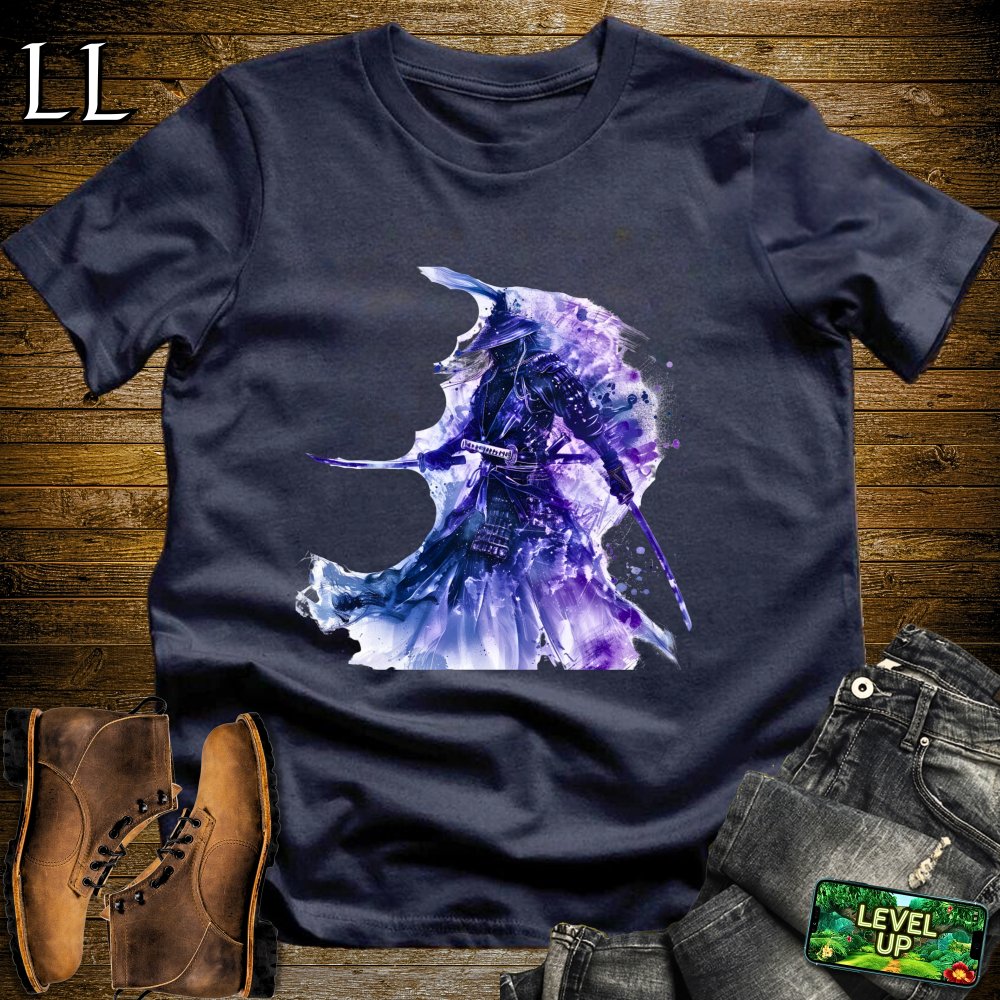 Ghost of Samurai's Past Softstyle Tee - Navy - LegacyLayers