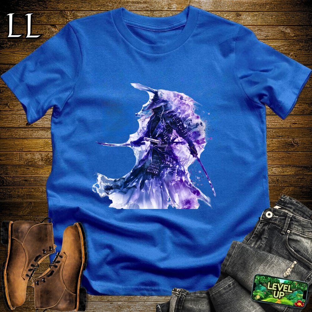 Ghost of Samurai's Past Softstyle Tee - Royal - LegacyLayers