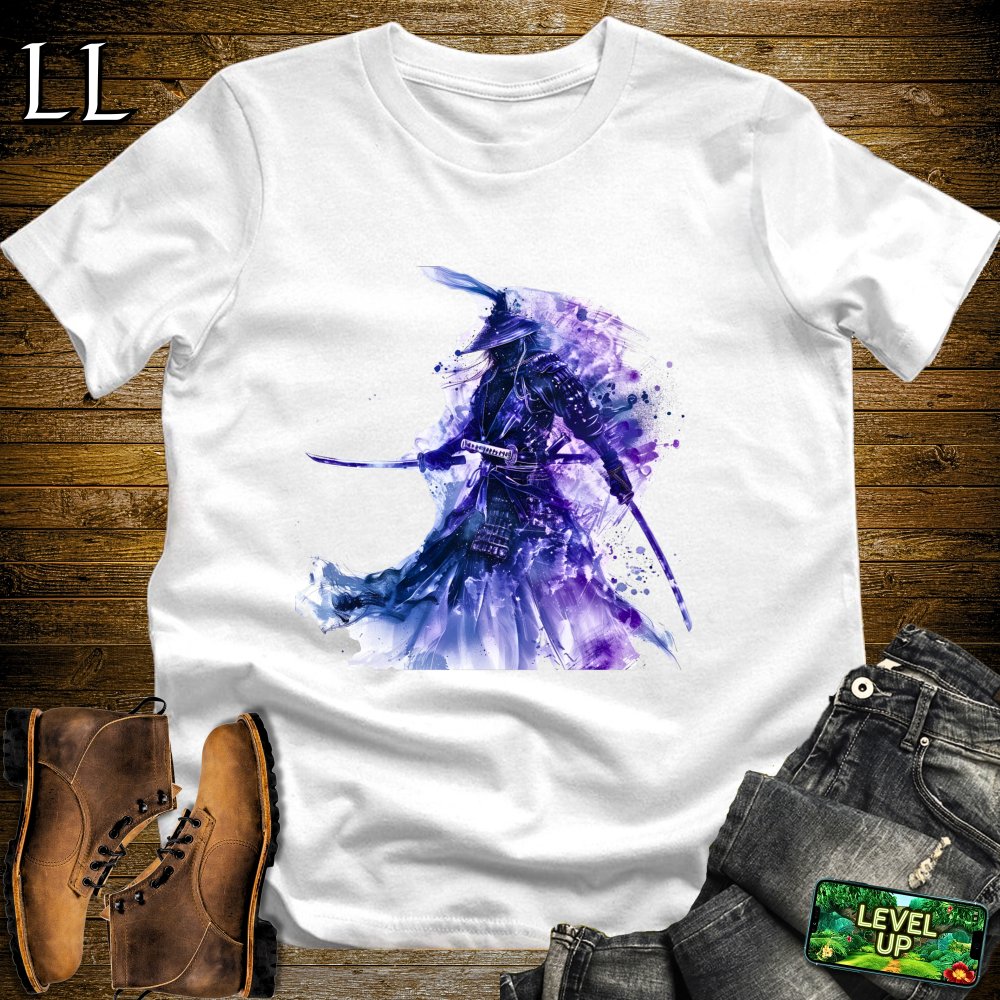 Ghost of Samurai's Past White | Spectral Warrior Tee
