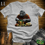 Gift Wrap Gorilla Sport Grey | Holiday Gift Shirt