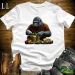 Gift Wrap Gorilla White | Holiday Gift Shirt