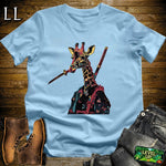 Giraffe Samurai Light Blue | Grace & Strength Tee
