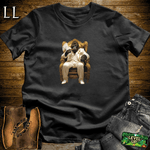 Golden Don Cigar Gorilla Black | Gorilla Graphic Tee