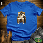 Golden Don Cigar Gorilla Royal Blue | Gorilla Graphic Tee