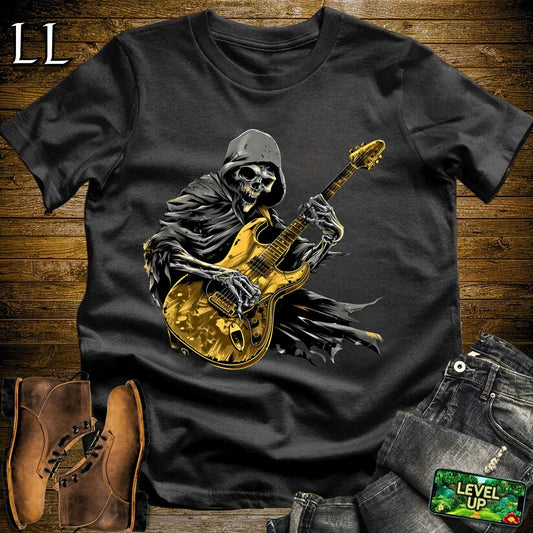 Golden Guitar Grim Reaper Softstyle Tee - Black - LegacyLayers