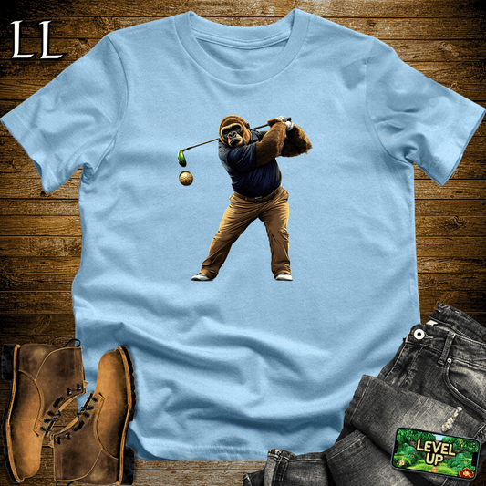 Golf Gorilla Softstyle Tee - Light Blue - LegacyLayers