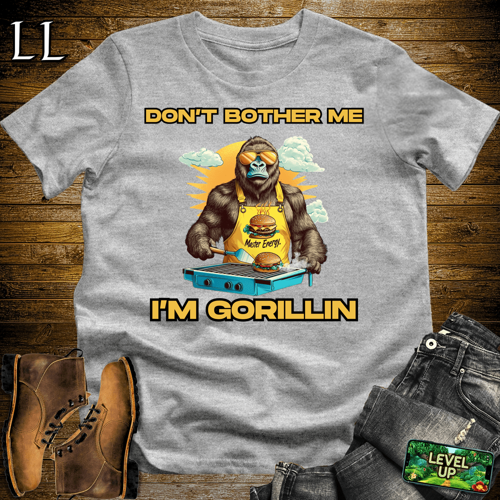 Gorilla Dont Bother Gorillin Sport Grey | Funny Do Not Disturb Tee