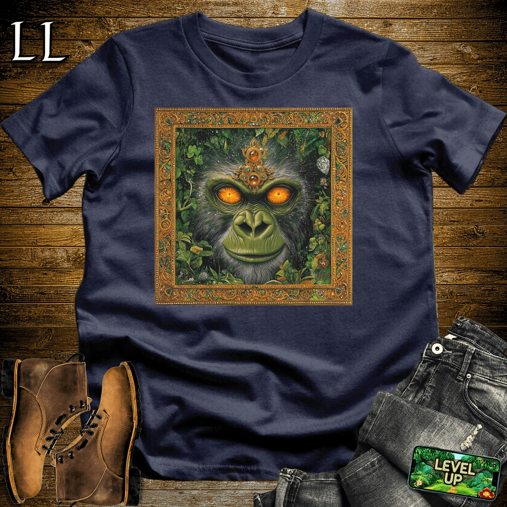 Gorilla Jungle God Navy | King of Jungle Nature Shirt