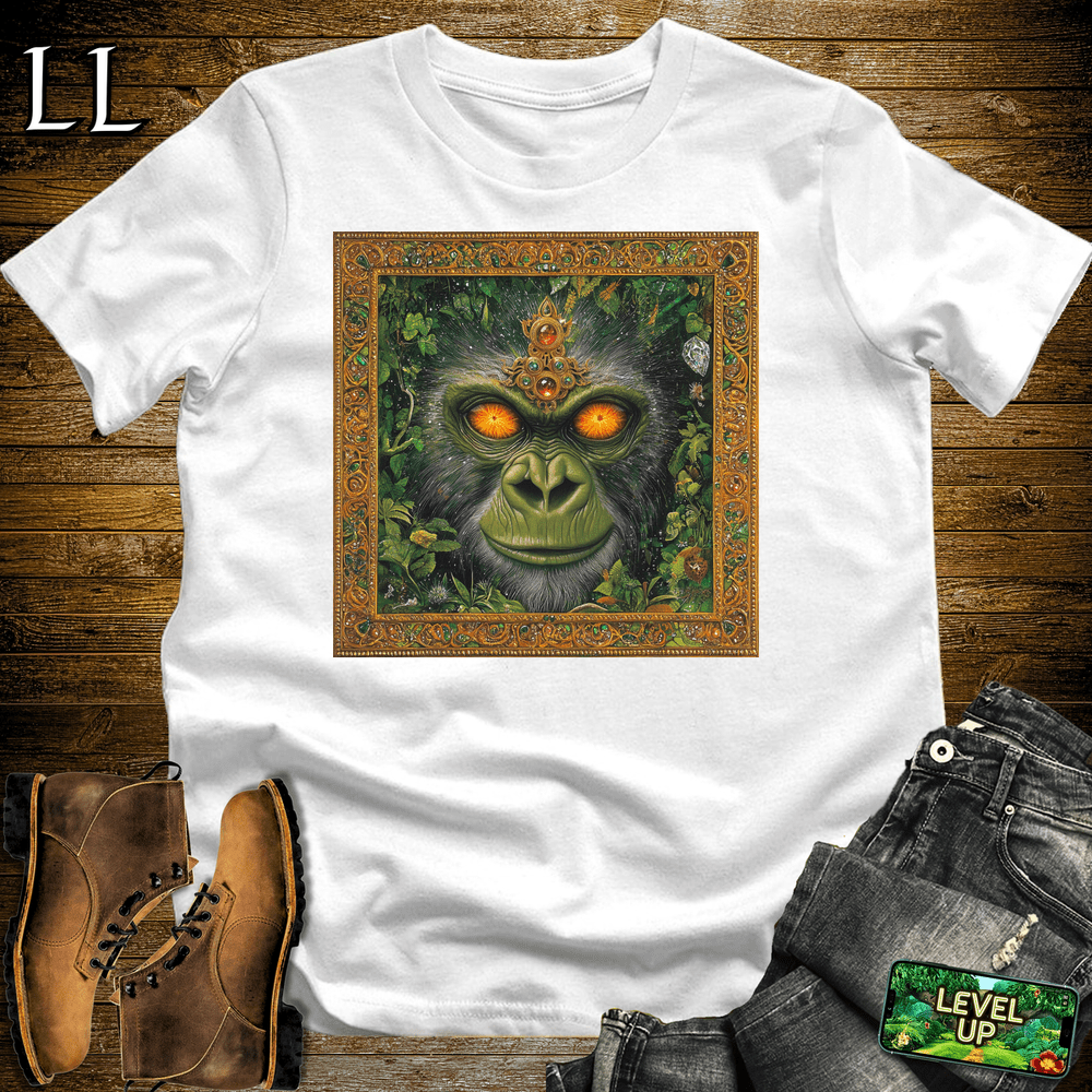 Gorilla Jungle God White | King of Jungle Nature Shirt