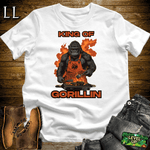 Gorilla King Gorillin White | Funny Gorilla King Tee