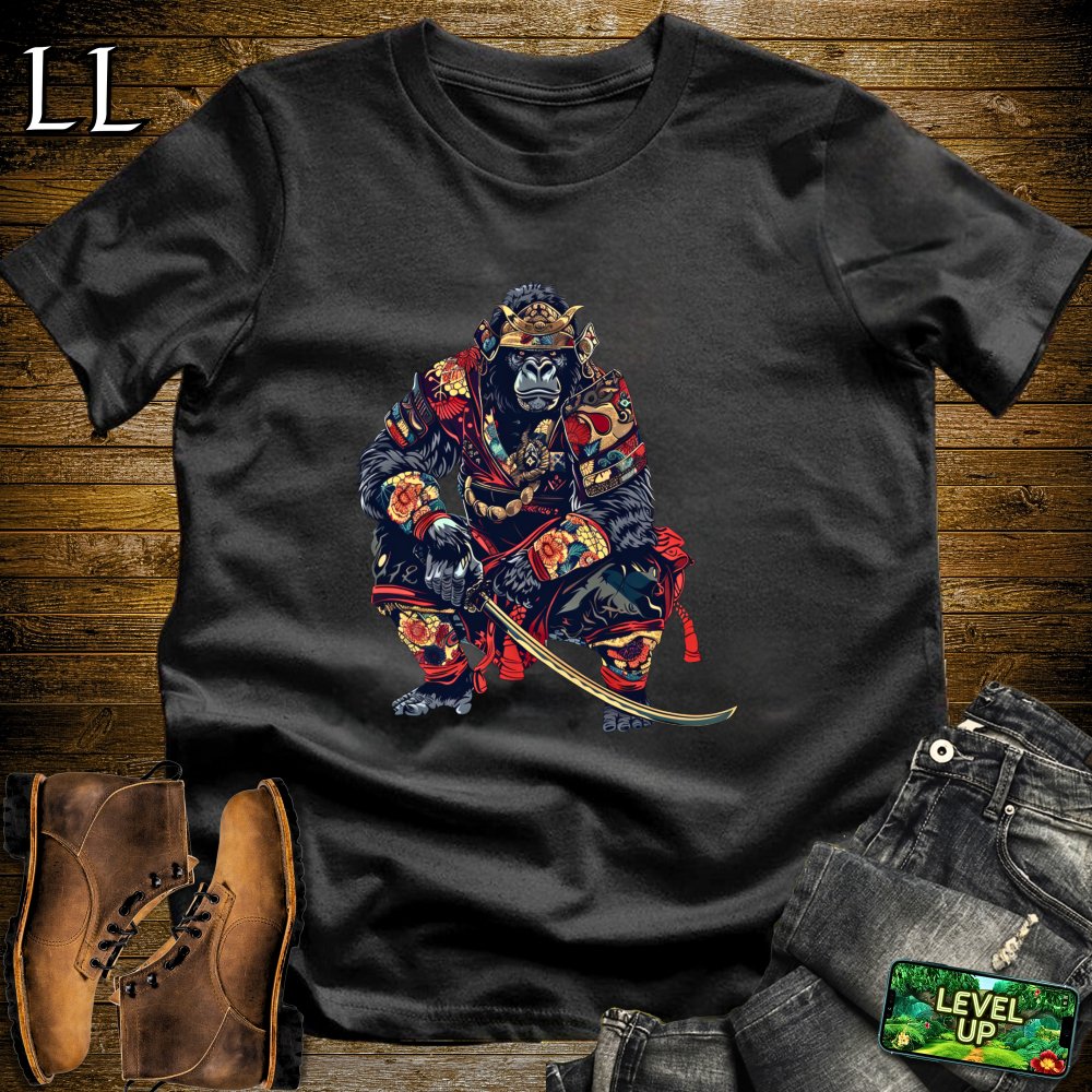 Gorilla Samurai Black | Warrior Strength Tee